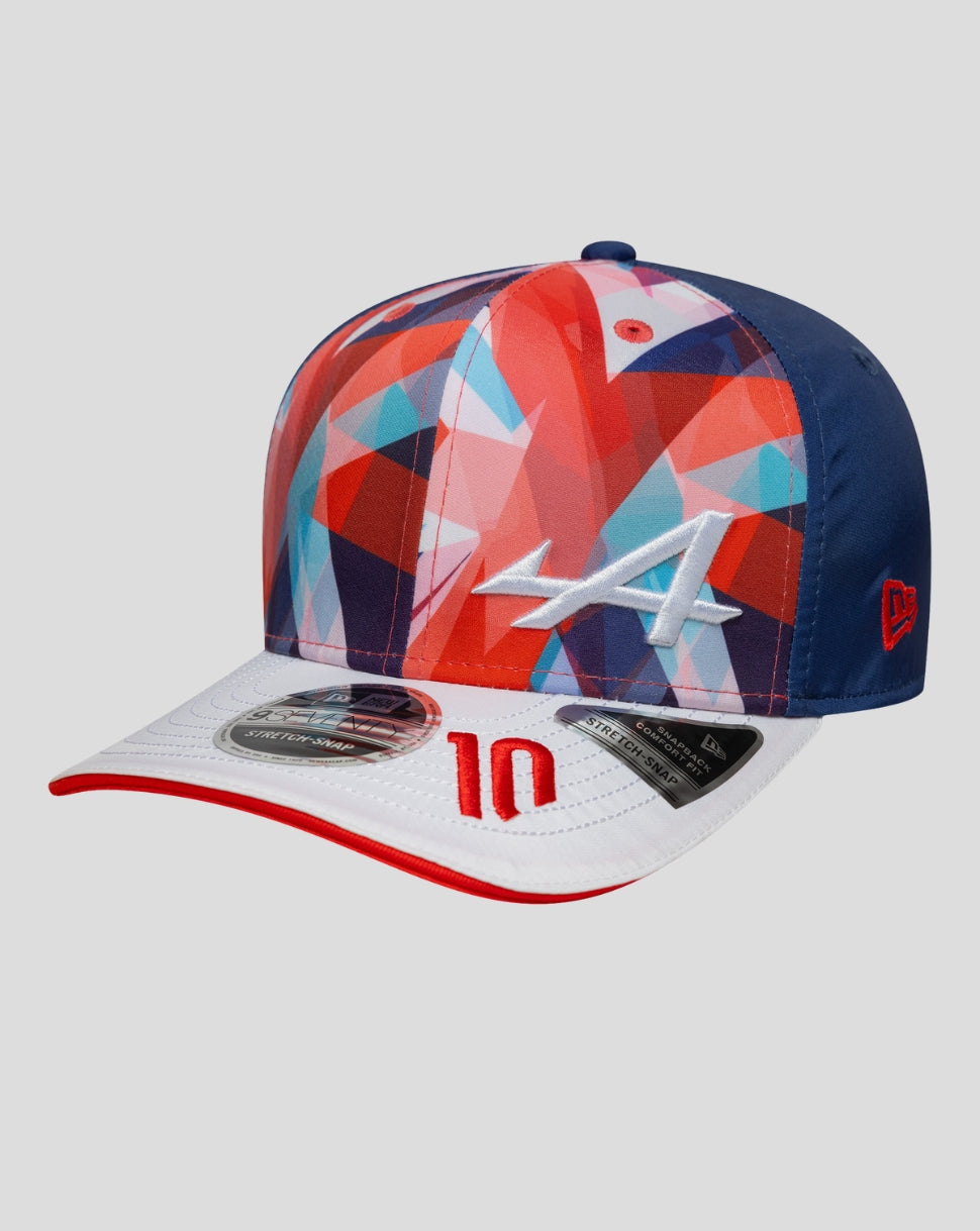New Era Alpine Silverstone Pierre Gasly 9Seventy Stretch Snap Cap - White