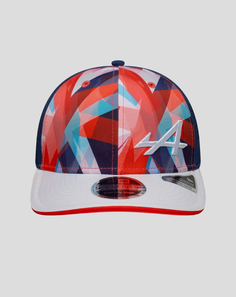 New Era Alpine Silverstone 9Seventy Stretch Snap Cap - White - Imagen 2