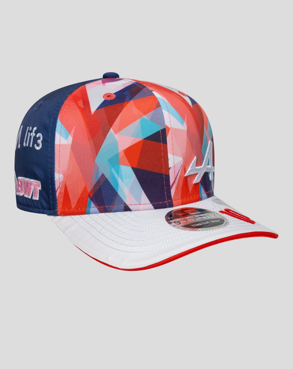 New Era Alpine Silverstone Pierre Gasly 9Seventy Stretch Snap Cap - White - Imagen 3