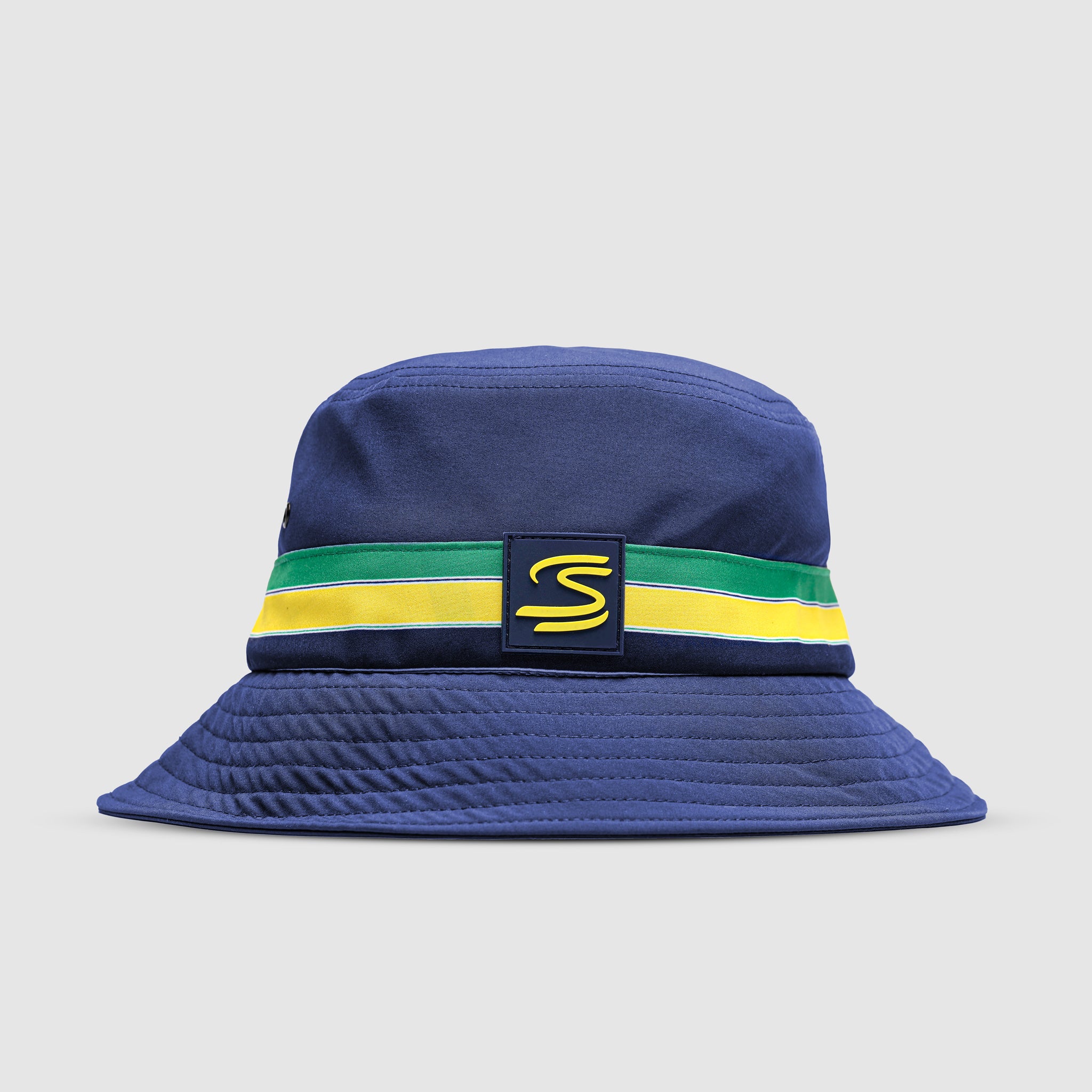 Ayrton Senna Stripe Bucket Hat