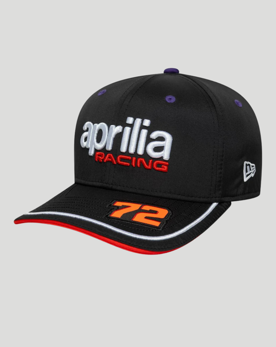 Aprilia Racing Replica Marco Bezzecchi 9SEVENTY Stretch Snap Adjustable Cap - Black