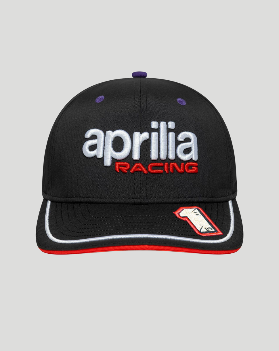 Aprilia Racing Replica Jorge Martin 9SEVENTY Stretch Snap Adjustable Cap - Black - Imagen 2