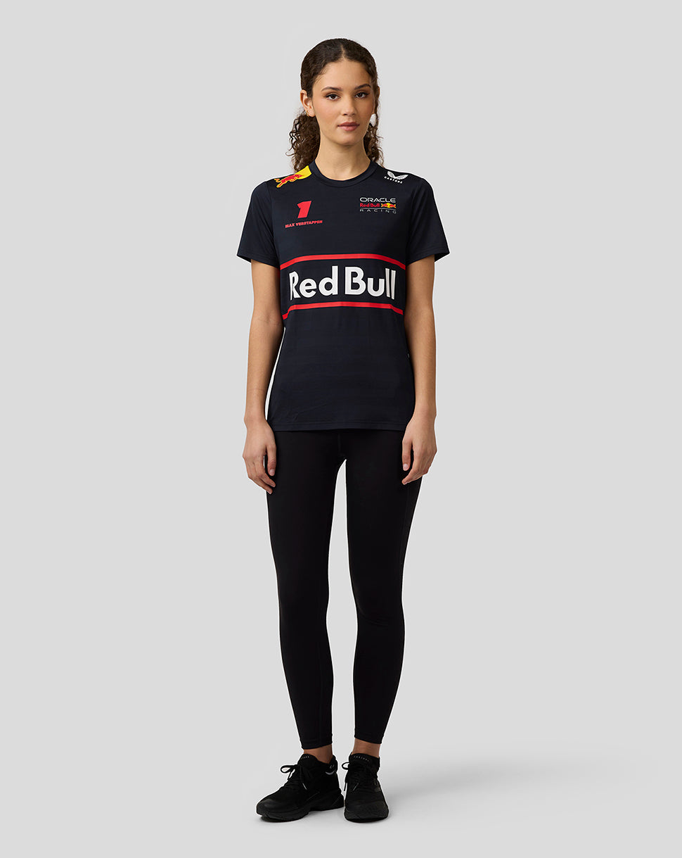 Oracle Red Bull Racing Womens Teamline Max Verstappen Set Up T-Shirt - Night Sky - Imagen 4