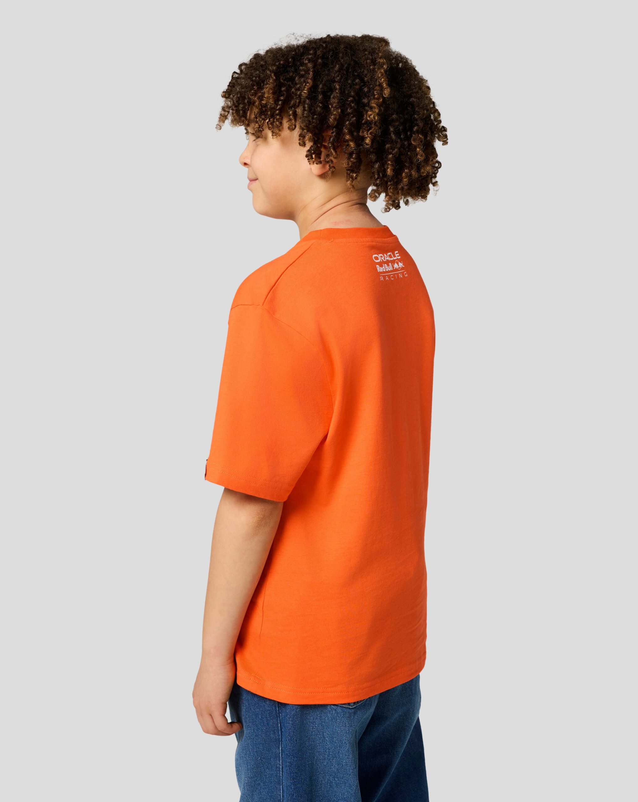 Oracle Red Bull Racing Junior Max Verstappen Puzzle T-Shirt - Exotic Orange - Imagen 3