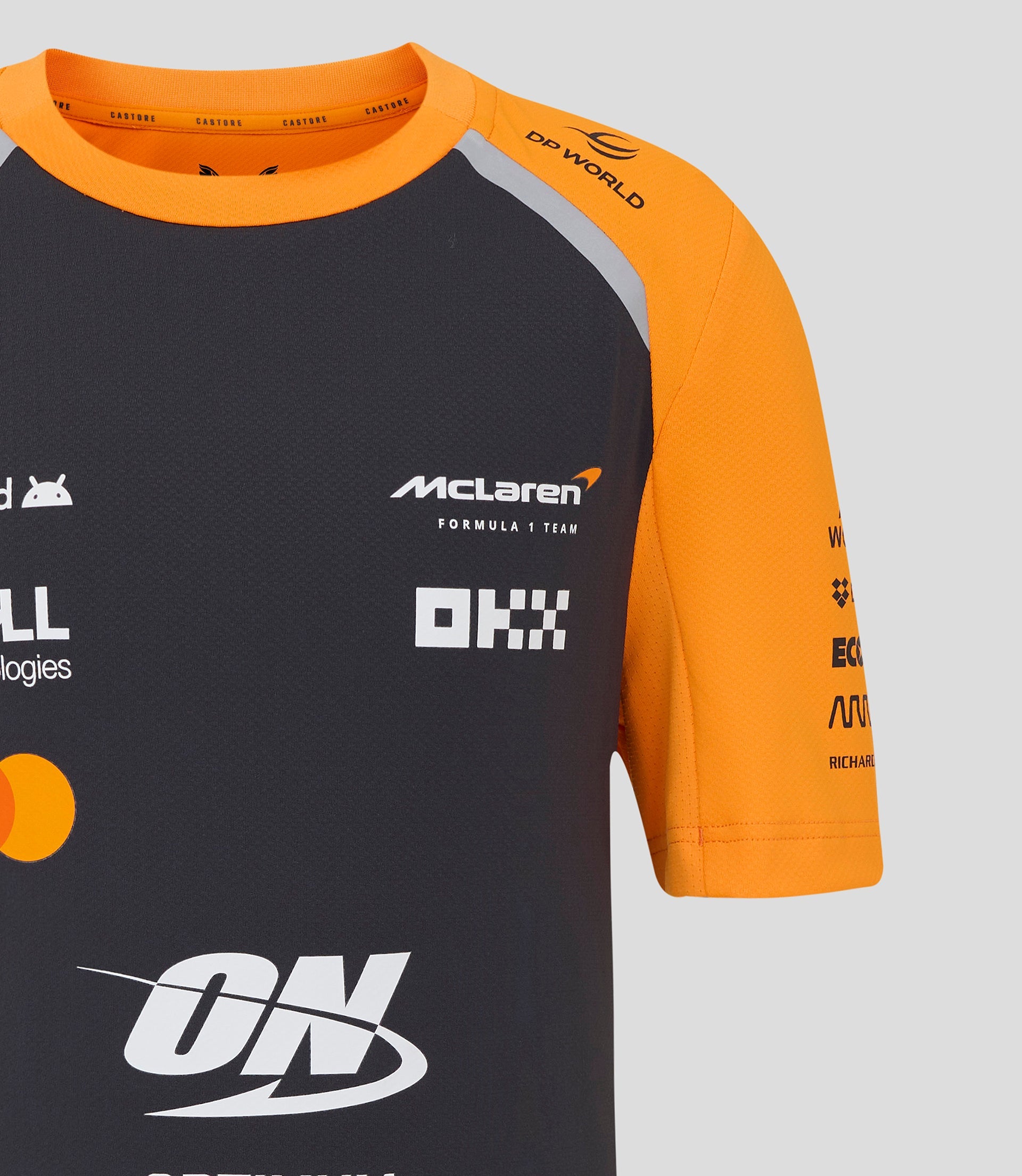 Official Junior McLaren Formula 1 Team Set Up T-Shirt - Phantom/Papaya - Imagen 6