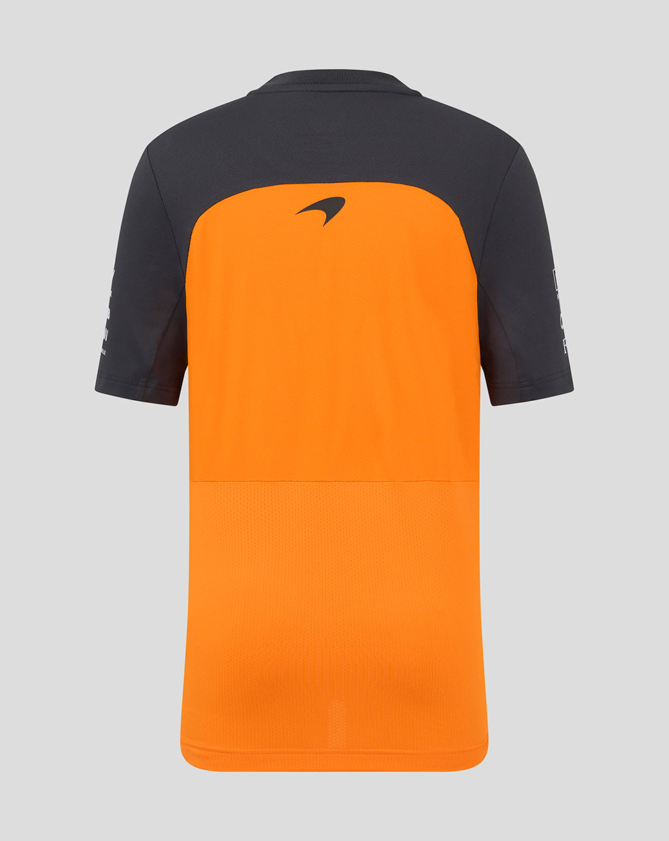 Official Junior Personalised McLaren Formula 1 Team Set-Up T-Shirt - Papaya/Phantom - Imagen 2