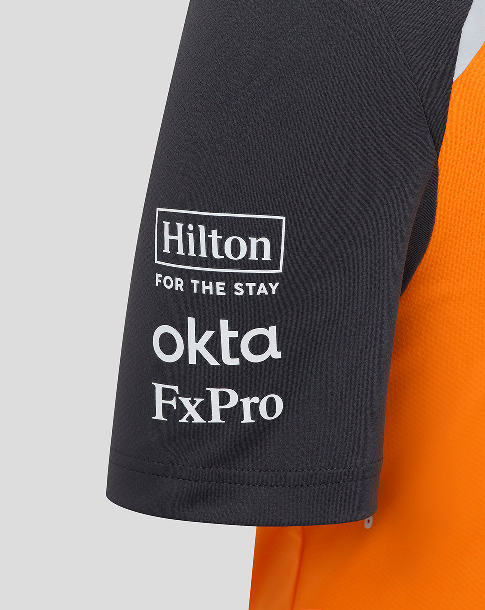 Official Junior Personalised McLaren Formula 1 Team Set-Up T-Shirt - Papaya/Phantom - Imagen 5