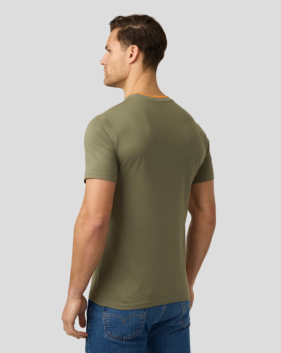 Mens Core Essentials T-Shirt - Deep Lichen Green - Imagen 3