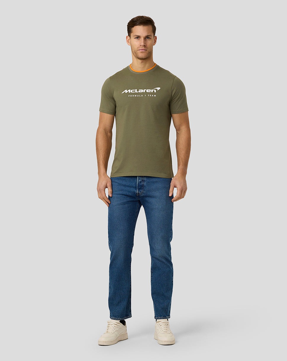 Mens Core Essentials T-Shirt - Deep Lichen Green - Imagen 5