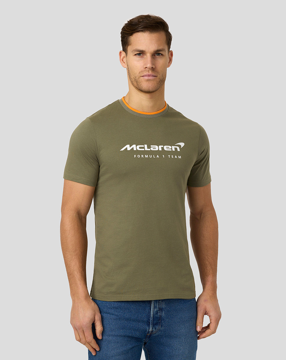 Mens Core Essentials T-Shirt - Deep Lichen Green - Imagen 4