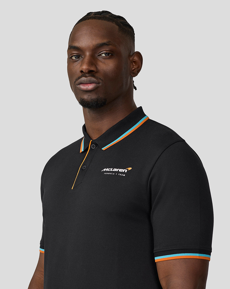 Mens Core Essentials Polo - Black - Imagen 5