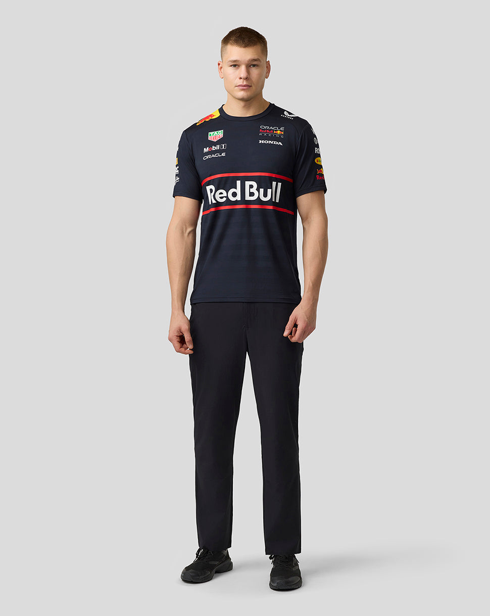 Oracle Red Bull Racing Mens Teamline Set Up T-Shirt - Night Sky - Imagen 6