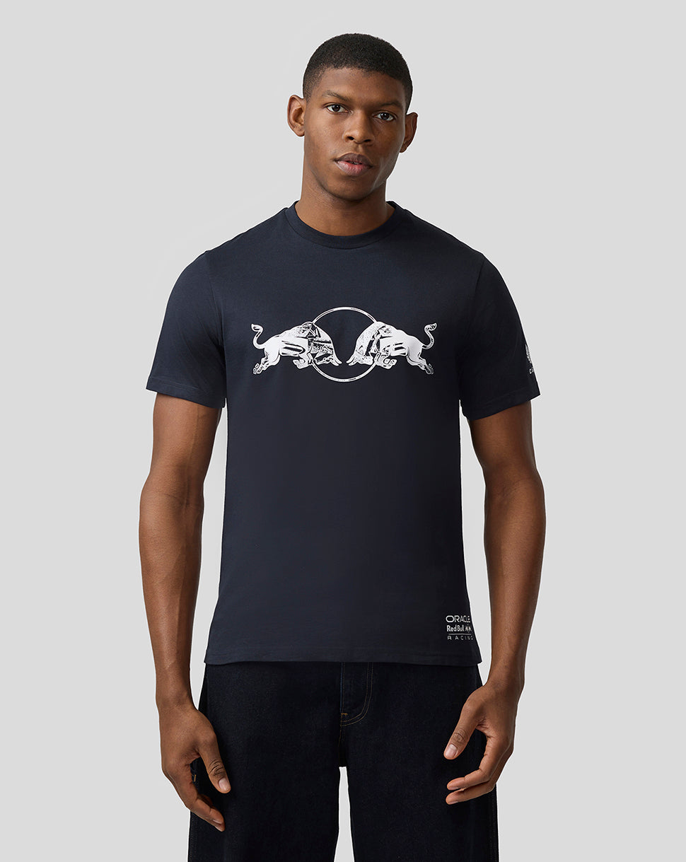 Oracle Red Bull Racing Unisex Graphic Bull T-Shirt - Night Sky