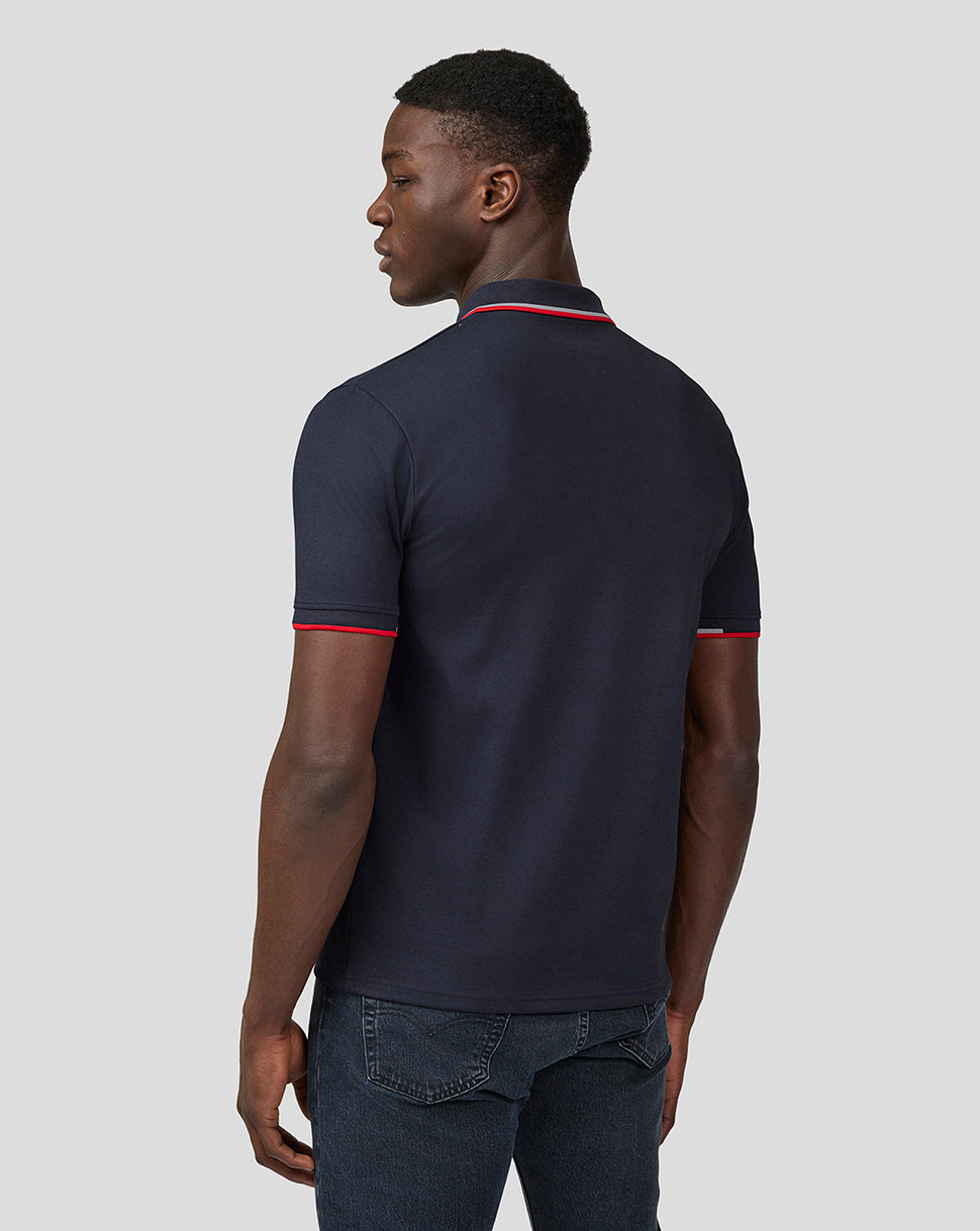 Oracle Red Bull Racing Unisex Core Polo Shirt With Full Colour Logo - Night Sky - Imagen 4