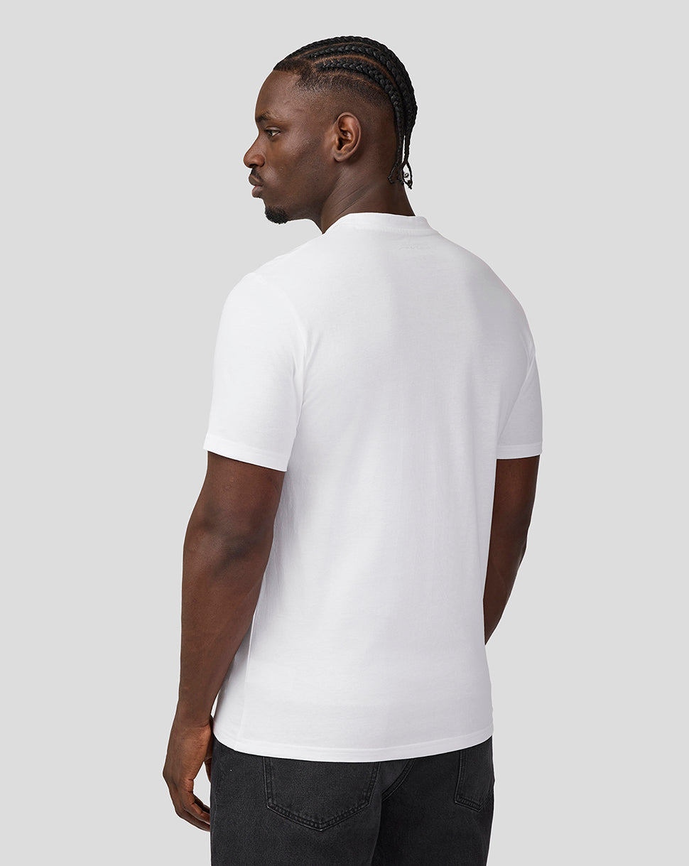 Oracle Red Bull Racing Unisex Large Front Logo T-Shirt - Brilliant White - Imagen 4