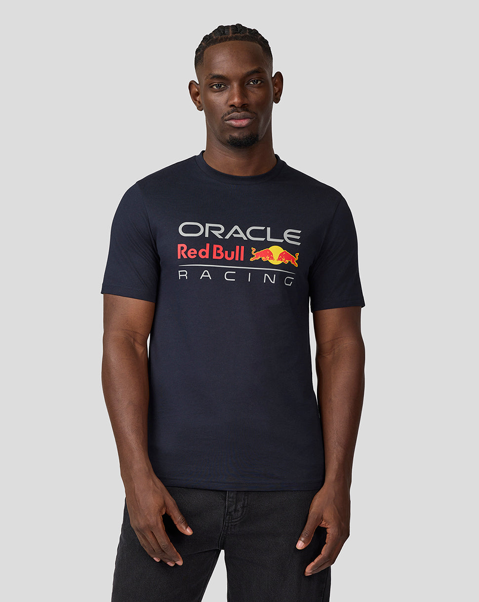 Oracle Red Bull Racing Unisex Large Front Logo T-Shirt - Night Sky