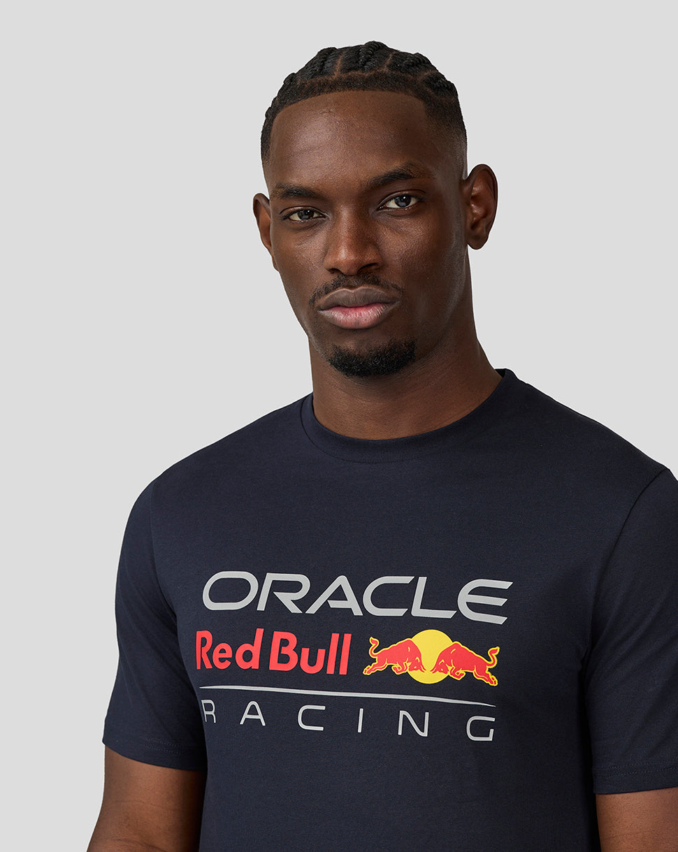 Oracle Red Bull Racing Unisex Large Front Logo T-Shirt - Night Sky - Imagen 2