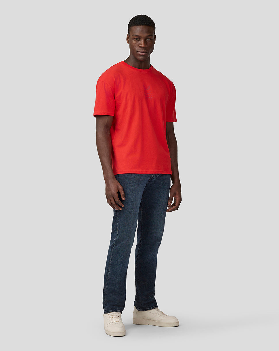 Oracle Red Bull Racing Unisex Oversized T-Shirt - Flame Scarlet - Imagen 3