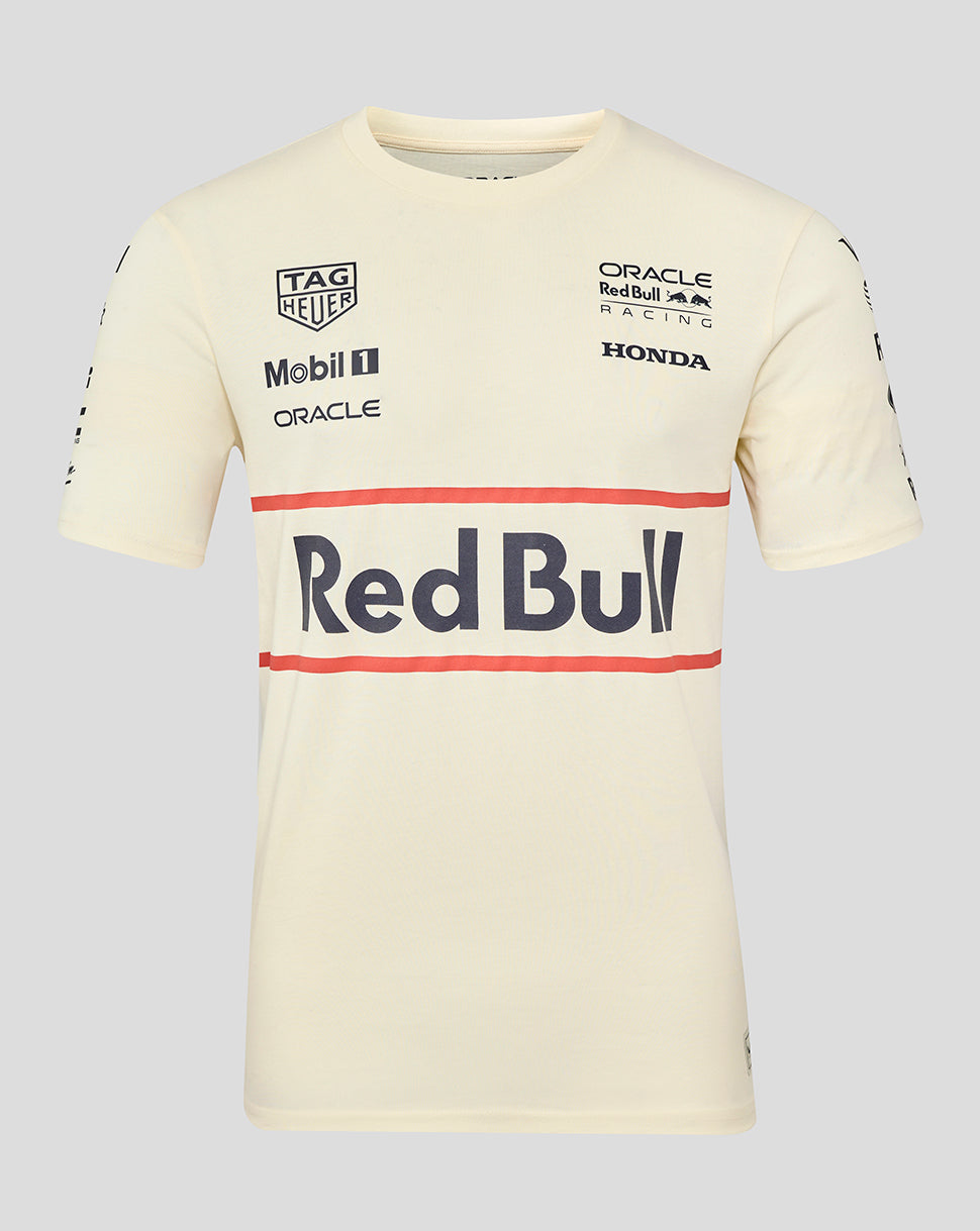 Oracle Red Bull Racing Unisex Heritage Team T-Shirt - Egret