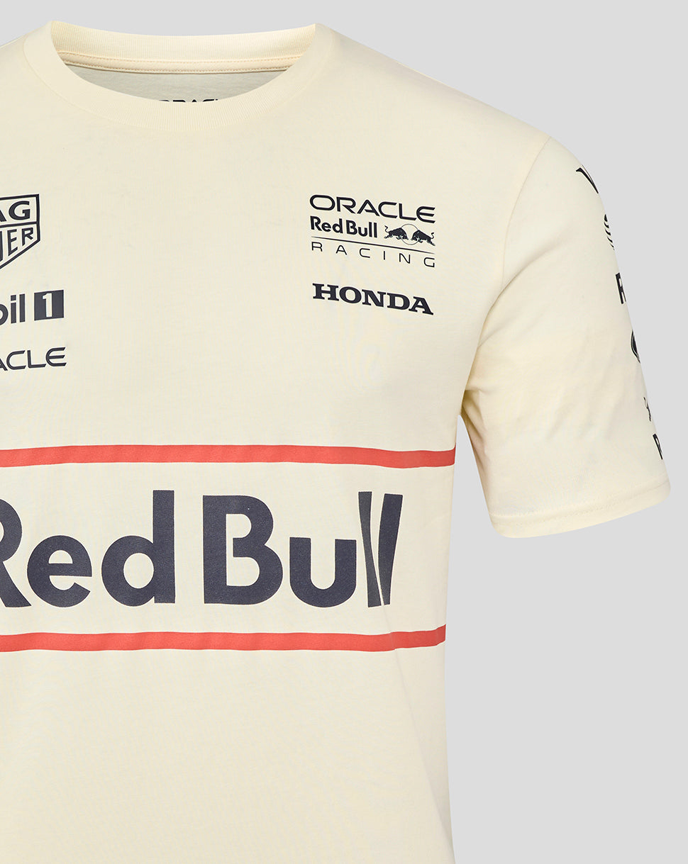 Oracle Red Bull Racing Unisex Heritage Team T-Shirt - Egret - Imagen 6