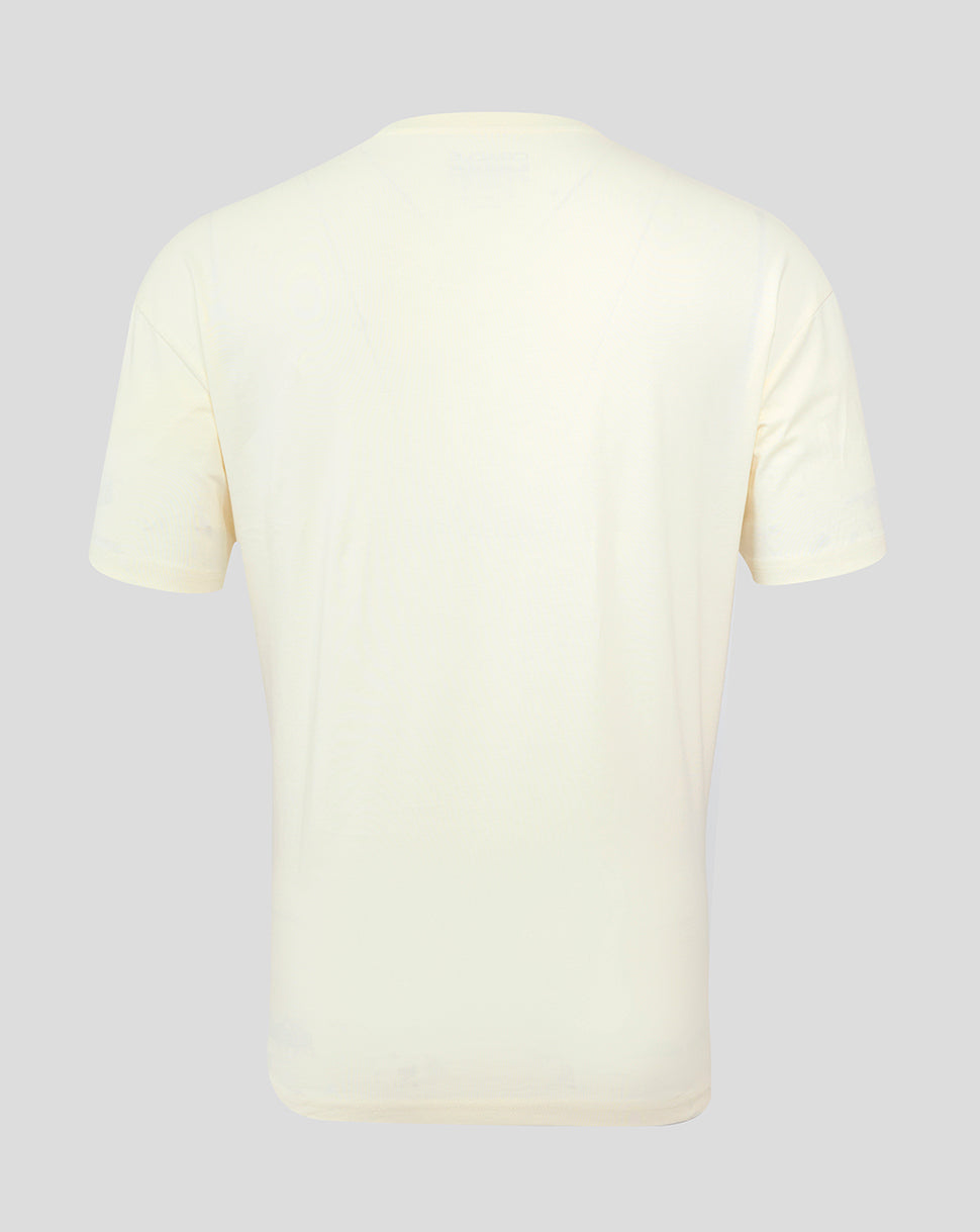 Oracle Red Bull Racing Unisex Heritage Script T-Shirt - Egret - Imagen 2