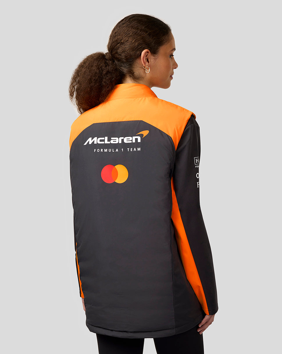 Official Unisex McLaren Formula 1 Team Hybrid Gilet - Phantom/Papaya - Imagen 4