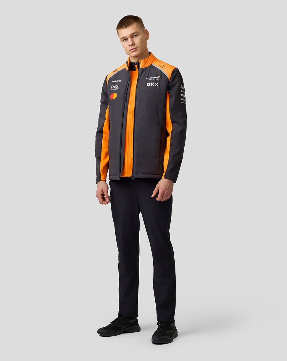 Official Unisex McLaren Formula 1 Team Hybrid Gilet - Phantom/Papaya - Imagen 5