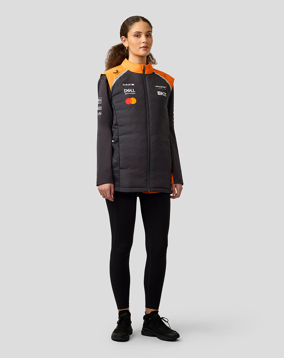 Official Unisex McLaren Formula 1 Team Hybrid Gilet - Phantom/Papaya - Imagen 6