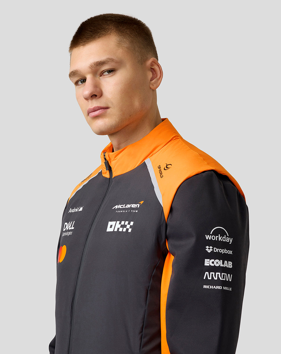 Official Unisex McLaren Formula 1 Team Hybrid Gilet - Phantom/Papaya - Imagen 3