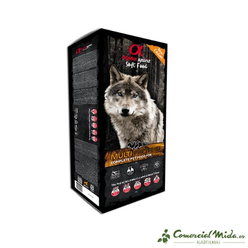 Alpha Spirit Canine Proteico Semihumedo 9kg