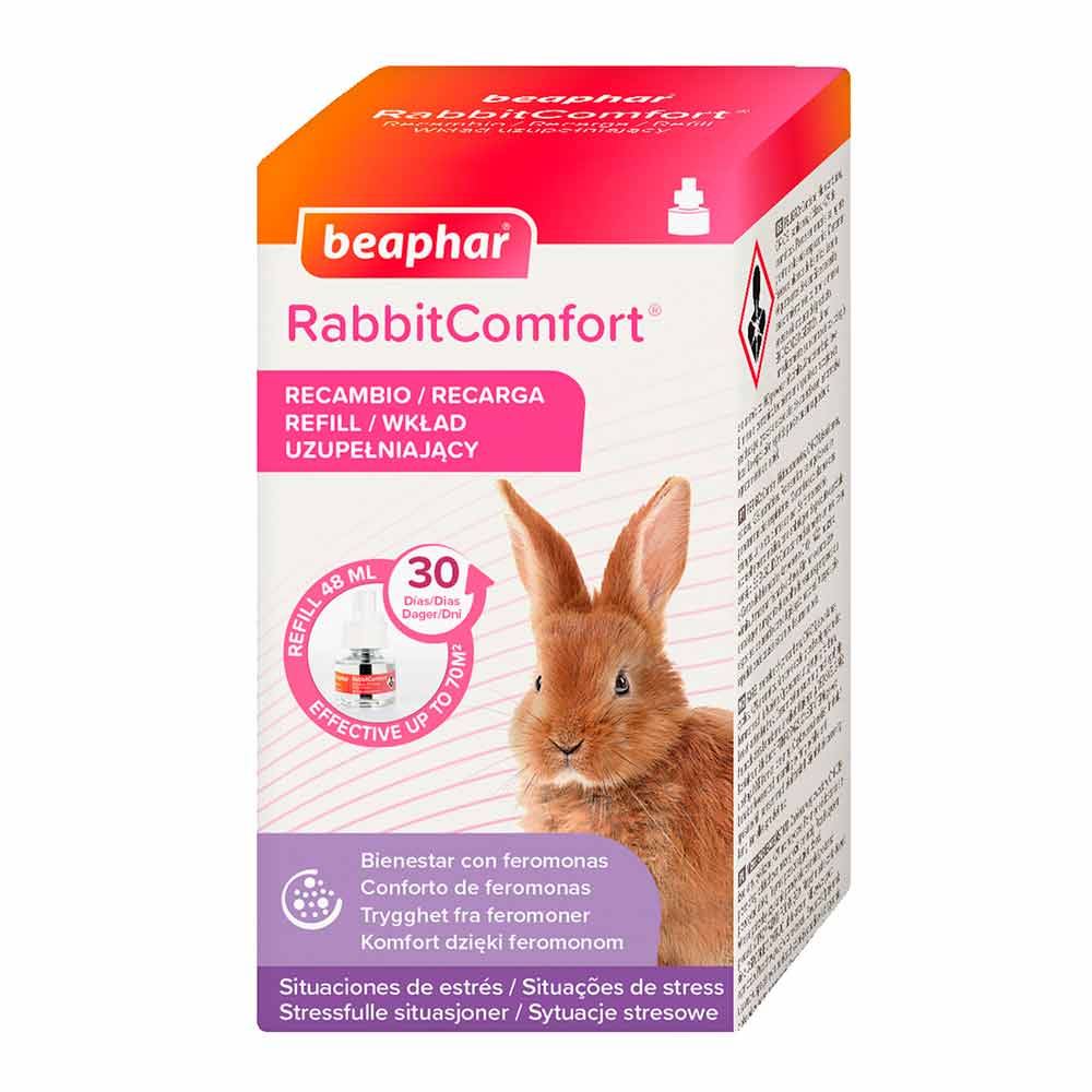 Recambio y Difusor de feromonas antiestrés para Conejos RabbitComfort BEAPHAR - Imagen 2