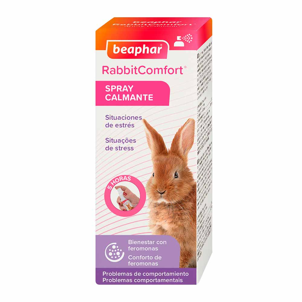 Spray difusor de feromonas calmantes para Conejos 30 ml RabbitComfort BEAPHAR