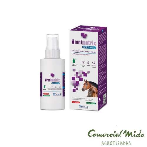 HIFARMAX Omnimatrix Septifree Spray 50 ml curativo per animali domestici