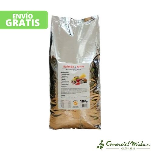 Alimento estruso per cani FORZECAN SALMONE e RISO 18 kg