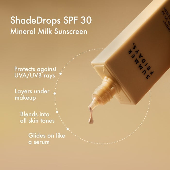 Summer Fridays ShadeDrops Mineral Milk Sunscreen SPF 30 - 1.7 oz/50 ml - Imagen 2