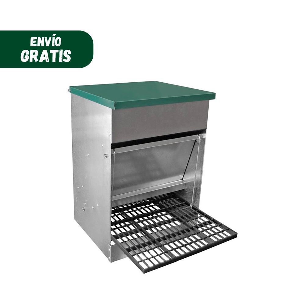 Tramoggia per Polli Anti Uccelli e Ratti con Chiusura Girevole