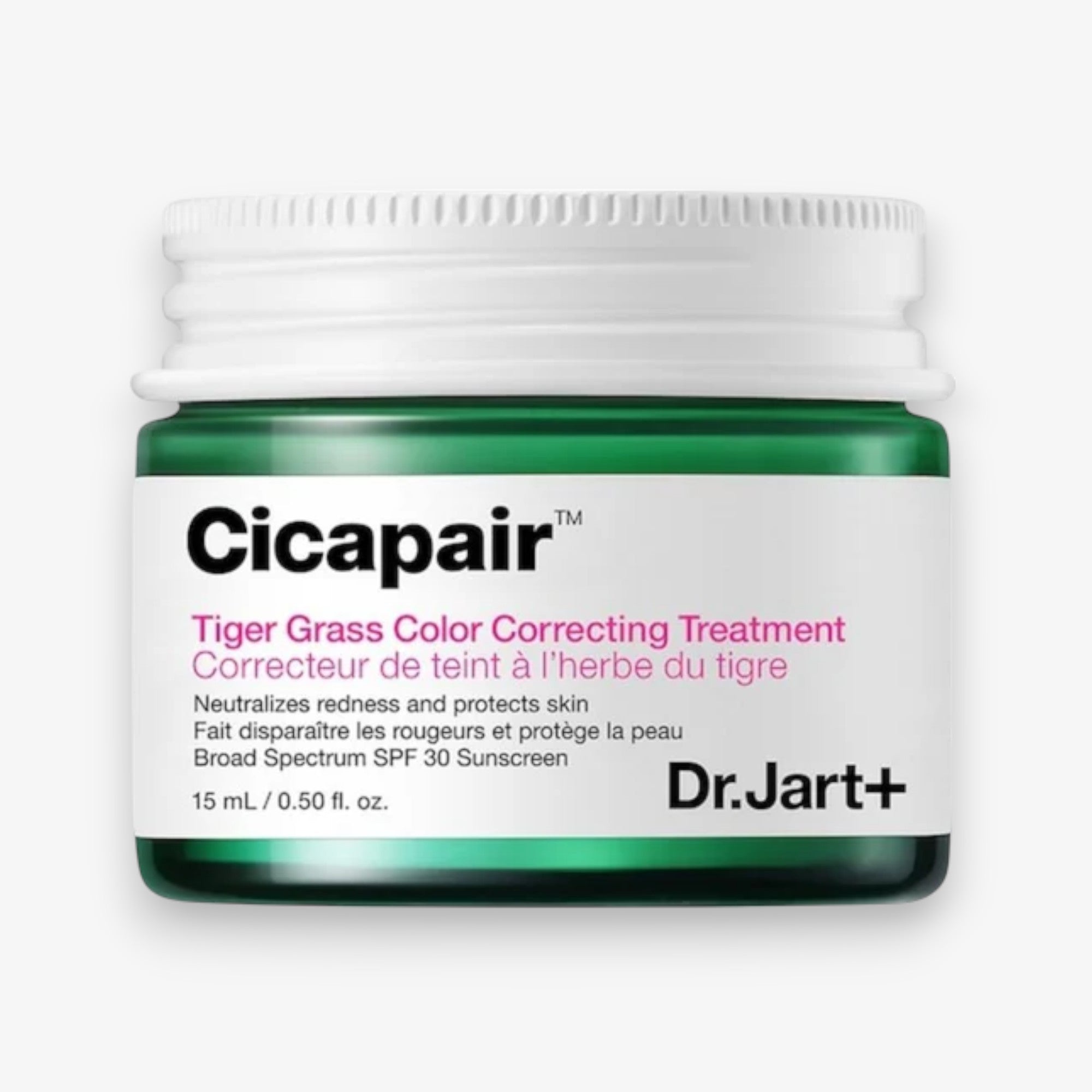 Dr Jart Travel-Size Cicapair Tiger Grass Color Correcting Treatment SPF 30 - 0.50 oz/ 15 ml