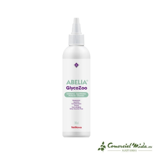 VETNOVA Abelia GlycoZoo Soluzione Otica 118 ml per Animali Domestici - Imagen 2