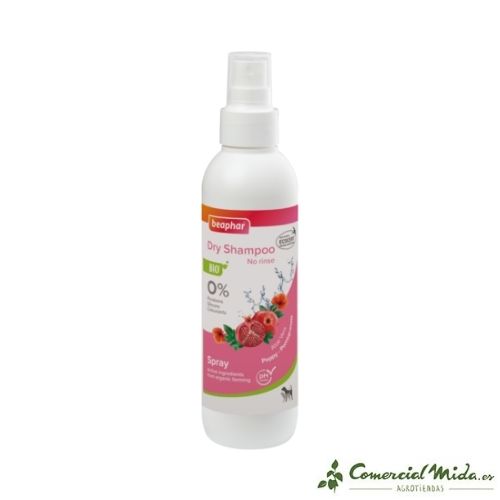 Shampoo Secco Bio BEAPHAR Spray per Cani e Gatti 200ml