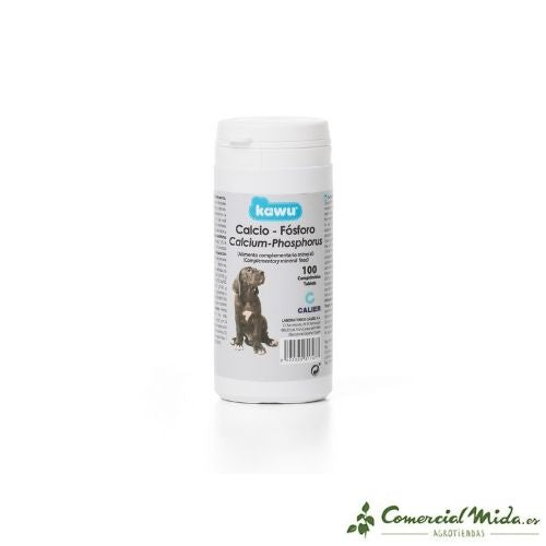 Integratore Alimentare CALIER Kawu Calcium Phosphorus 100 Comp per Cani