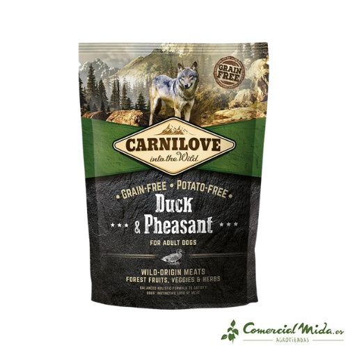 CARNILOVE CANINO ADULTO ANATRA FAGIANO - Imagen 2