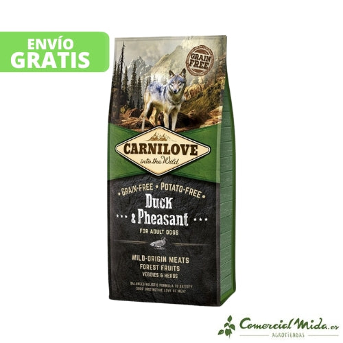 CARNILOVE CANINO ADULTO ANATRA FAGIANO