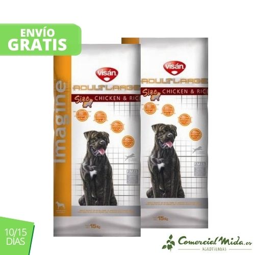 IMMAGINA POLLO E RISO DI GRANDI DIMENSIONI per cani di taglia grande 15Kg - Imagen 2