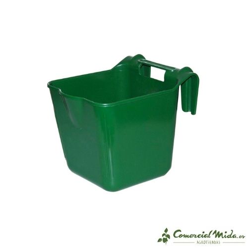 Mangiatoia verde HangOn KERBL con ganci e maniglia per mangime - Imagen 2