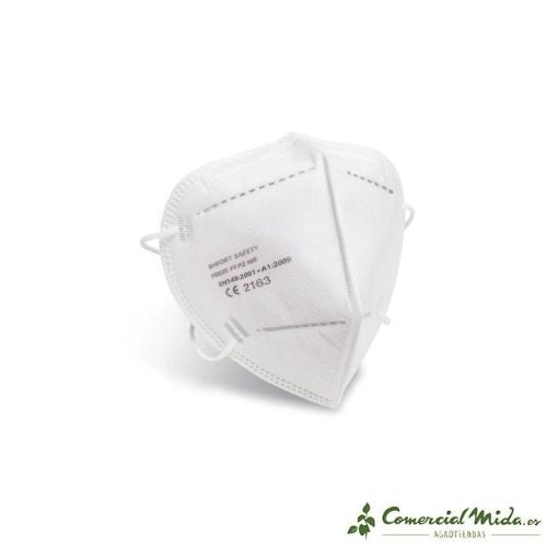 COVID FFP2 Maschere Bianche Anti Patogeni, Polveri e Germi