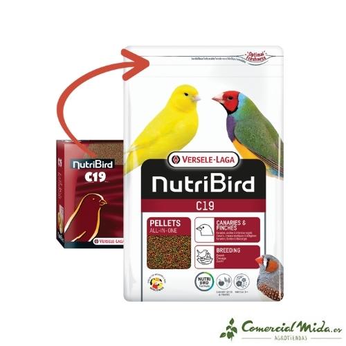 Pellets NutriBird C19 Penso che allevare Canarie