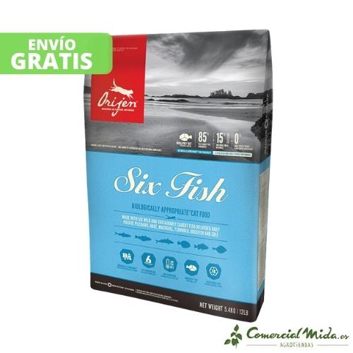 ORIJEN Pienso Six Fish para Gatos - Imagen 2