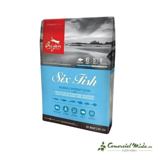 ORIJEN Pienso Six Fish para Gatos