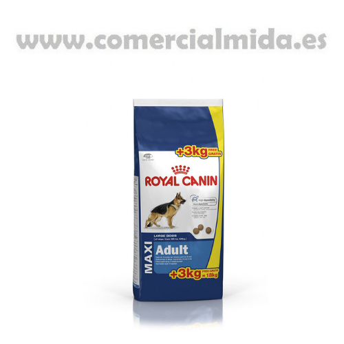ROYAL CANIN MAXI ADULTO 15 + 3 kg GRATIS