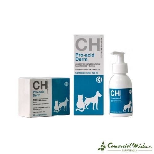 Integratore Pro-Acid Derm Chemical Ibérica Pet Skin